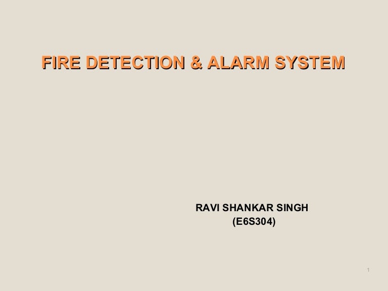 fire detection and alarm system