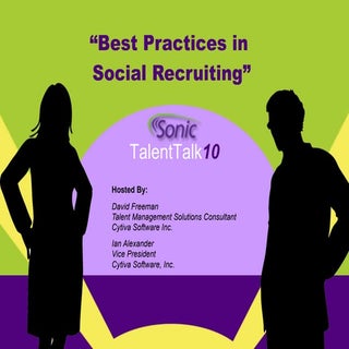 TalentTalk Webinar Best Practices i...