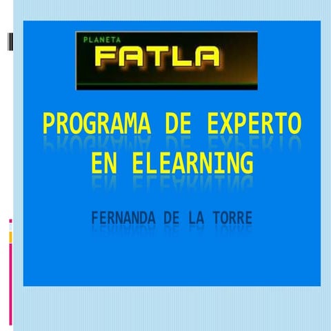 FATLA BLOQUE O FERNANDA DE LA TORRE