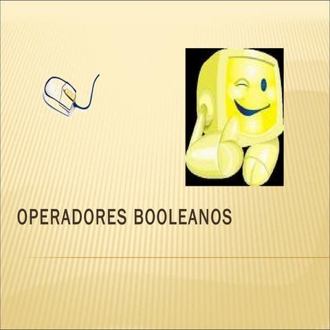 Operadores Booleanos