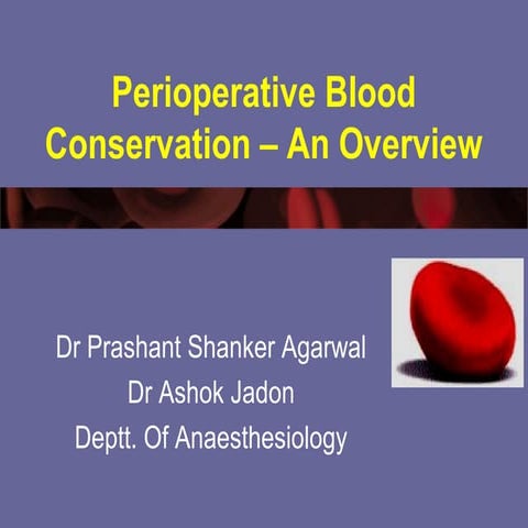 Blood Conservation
