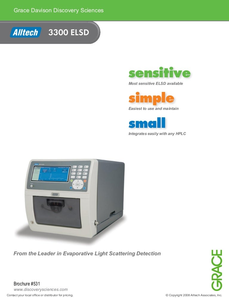 Elsd Detector Software | What are Evaporative Light-Scattering ...