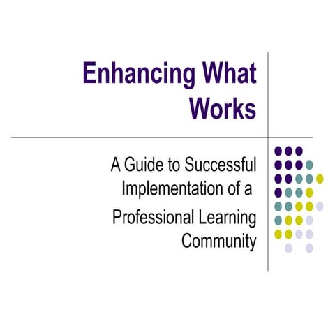 Professional Learning Community Plan