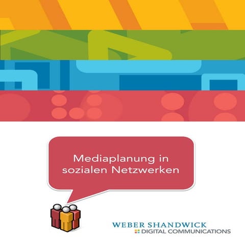 Weber Shandwick Studie - Social Media Planning