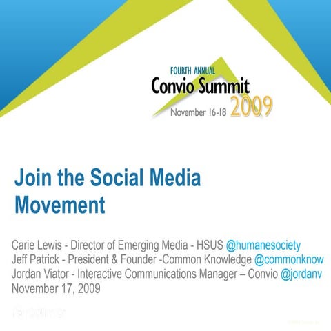 Join The Social Media Movement - the Importance, Power and Potential of Socia...