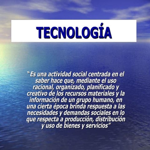 Tecnología