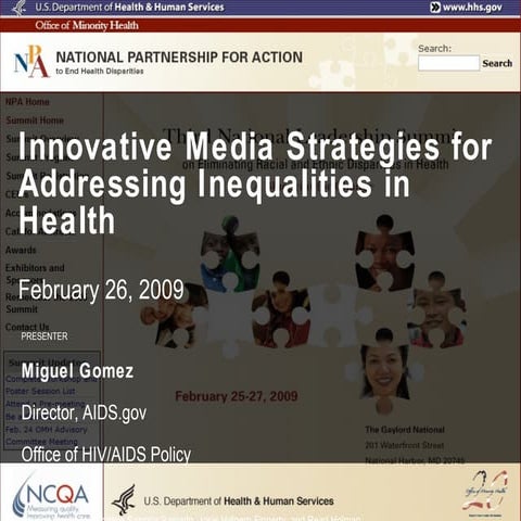 Innovative Media Strategies: AIDS.gov