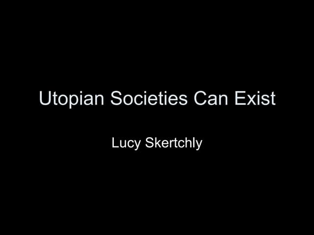 Utopian Society