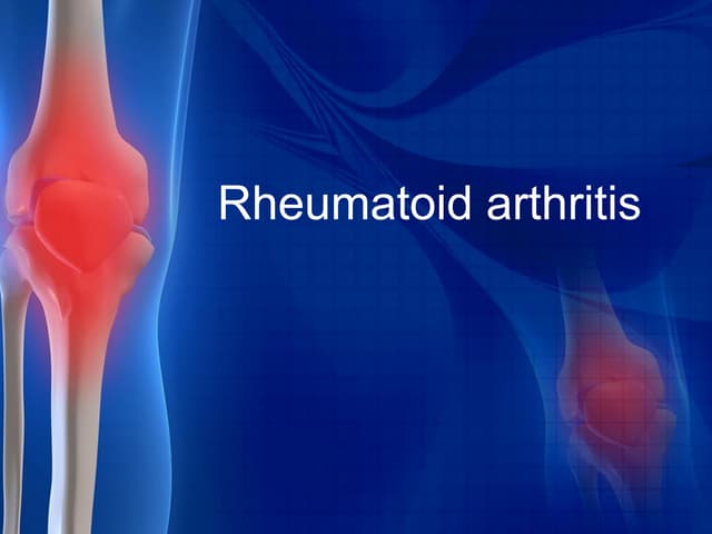 RHEUMATOID ARTHRITIS