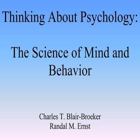 Psychology of Emotion