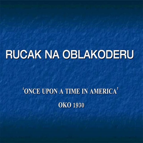Rucak na oblakoderu