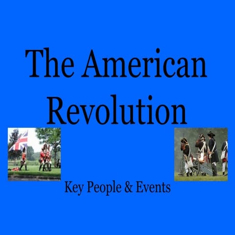 The American Revolution