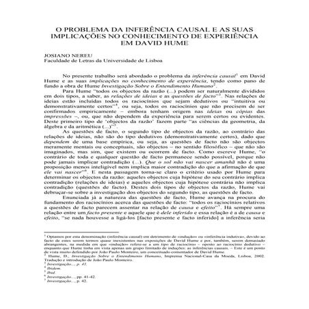 Ppt O EMPIRISMO DE DAVID HUME | PDF
