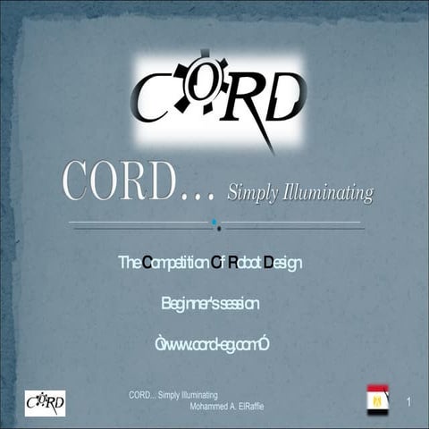 CORD's beginner session