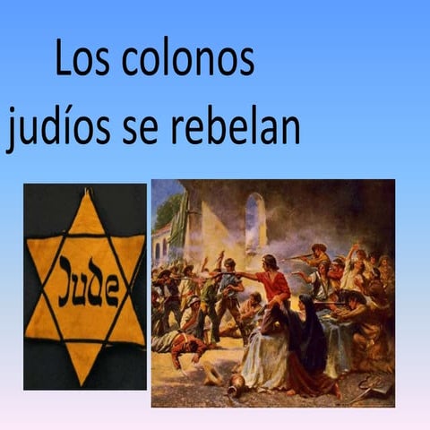 los colonos judios se revelan