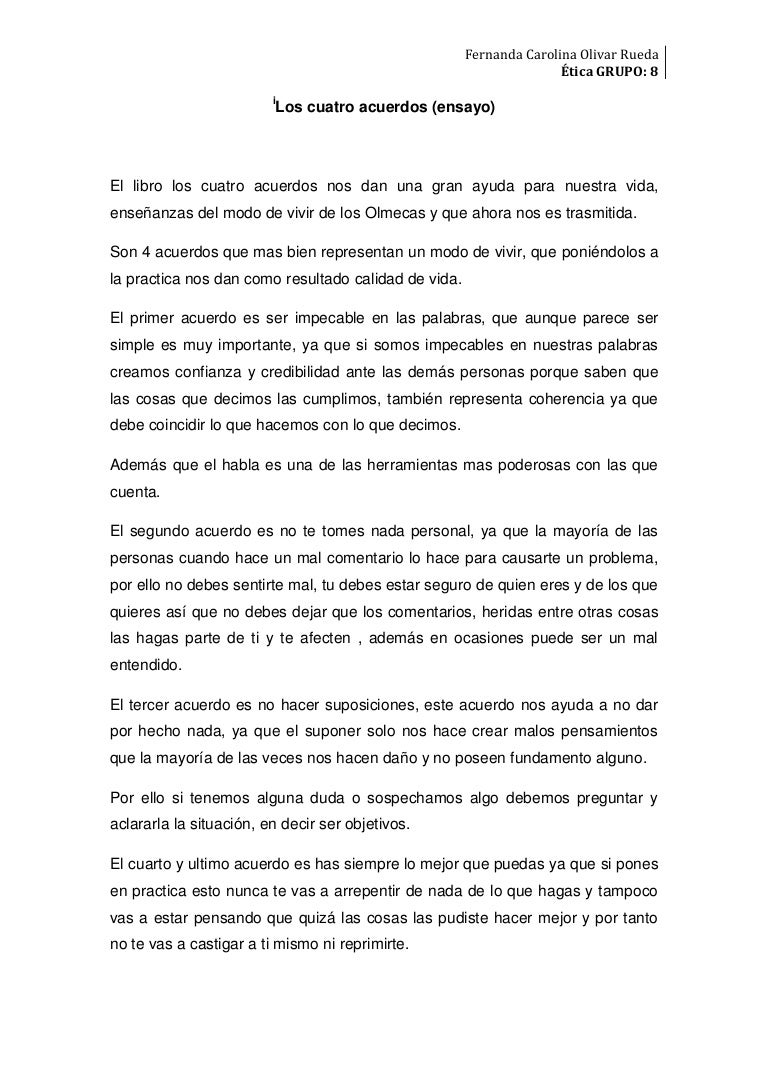 Los Cuatro Acuerdos Resumen Pdf Don Miguel Ruiz Blog Del 12min