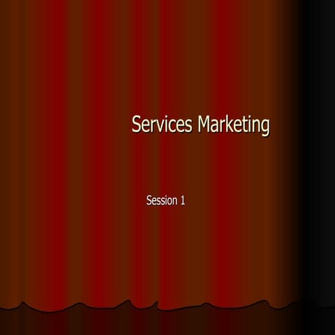 Services Marketing