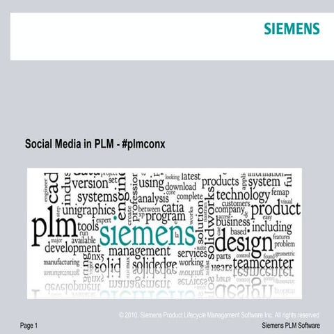 Social Media in PLM