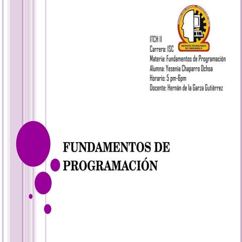 Fundamentos de POO