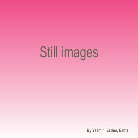 Still Images