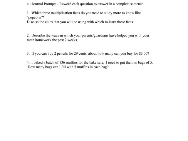 September 4th 2009 lesson notes