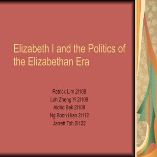 Elizabeth 1 & the Politics of the E...