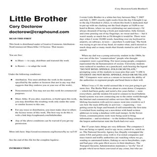 Little Brother by Cory Doctorow
