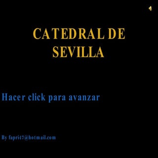 Catedral de sevilla, España