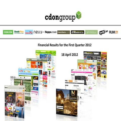 CDON Group Q1 2012