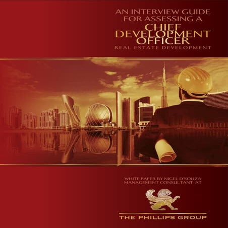 Interview Assessment Guide : Chief Development Officer