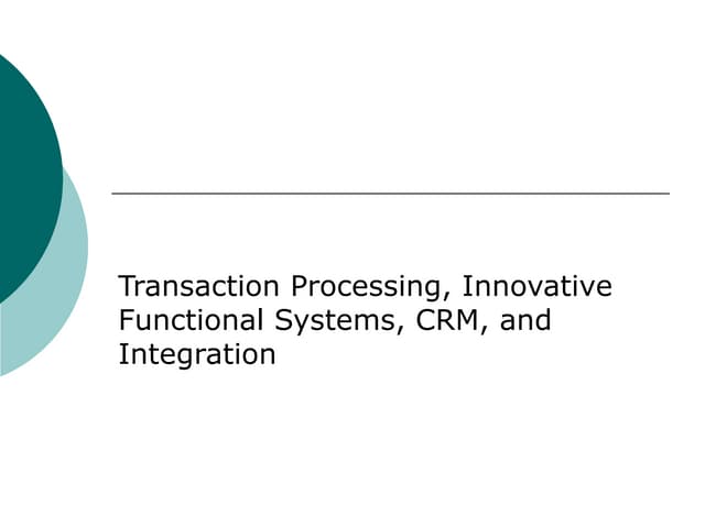 CRM with MIS