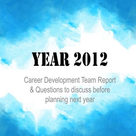 CDP – Статистика за 2012 год