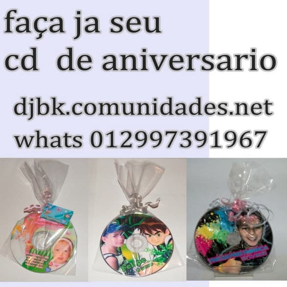 aniversario cd personalizados