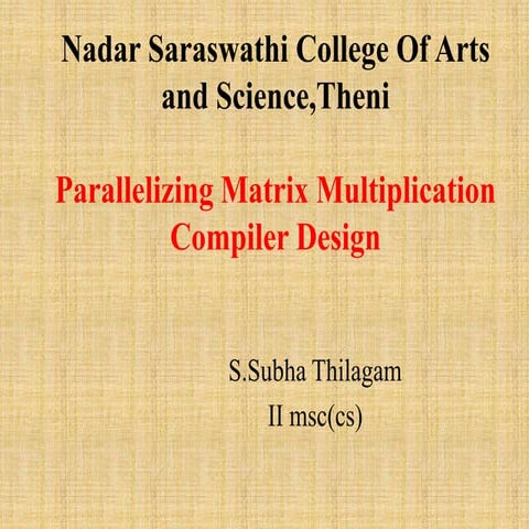 Compiler Design | PPTX