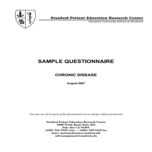 Patient questionnaire | PDF