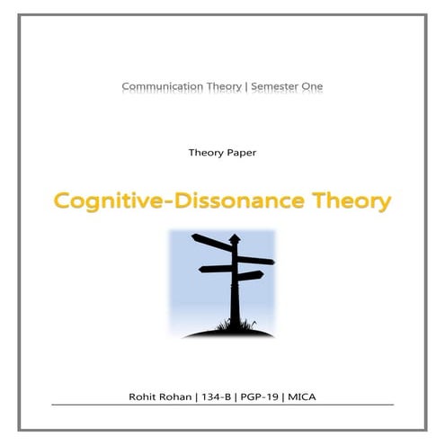 Cognitive Dissonance Theory