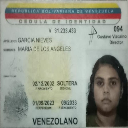 cédula personal de una niña consentida de la casa | PDF