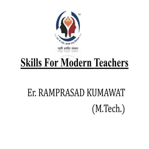 Skills For Modern Teachers