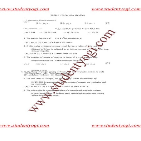 Ce 2009 Gate Paper Prsolutions08