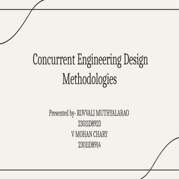 concurrent engineering evolution with marketing