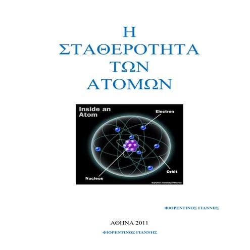 Το πρότυπο του Bohr  για το άτομο του υδρογόνου 3