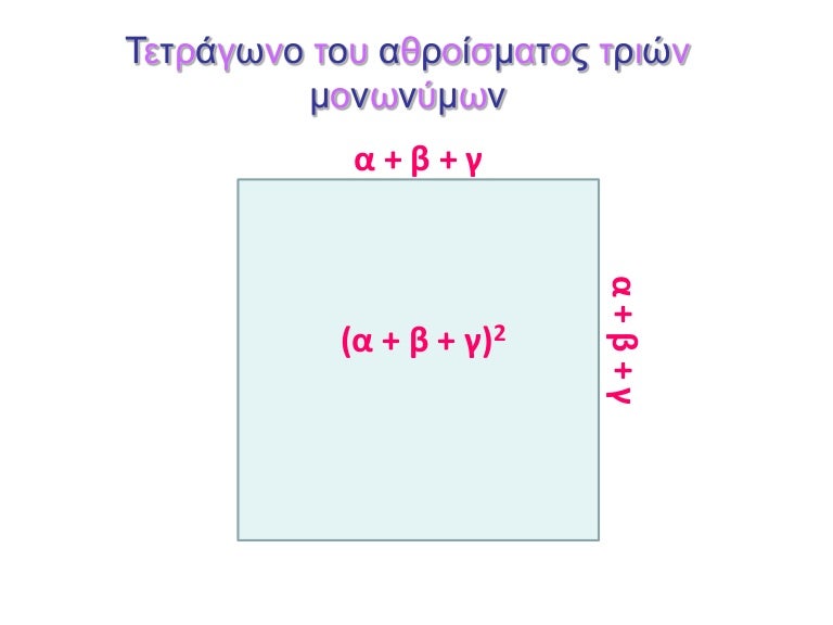 Tetragwnwn Triwn Monwnymwn