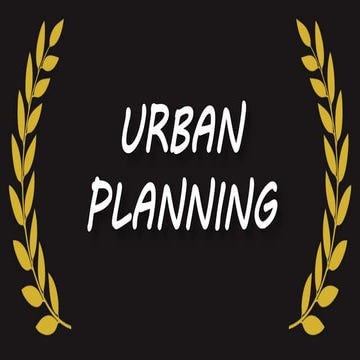 Urban Planning: Settlement size, pattern and structure as a function of socio...