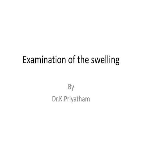 examination of masses in both upper and lower region .pptx