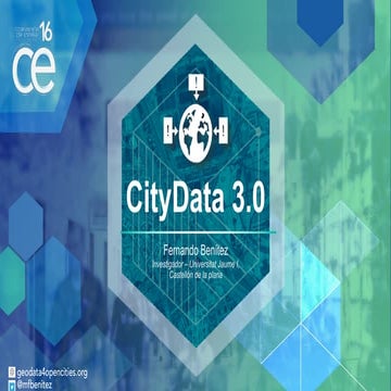 CityData 3,0, GeoC: Enabling Open Cities.