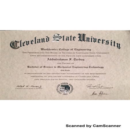 Certificate of Academic& Transcript. | PDF