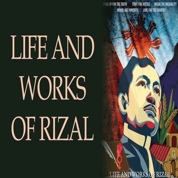 Mga Gawa Ni Dr. Jose P. Rizal | PPTX