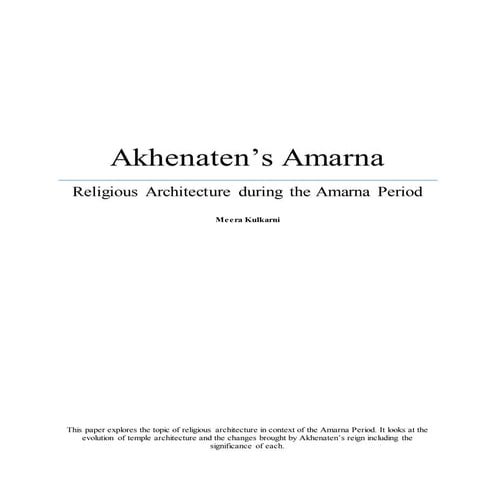 Religion and Architecture