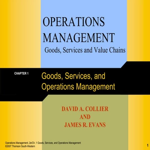 CE2 Chapter 01 - Operation and Technology Management
