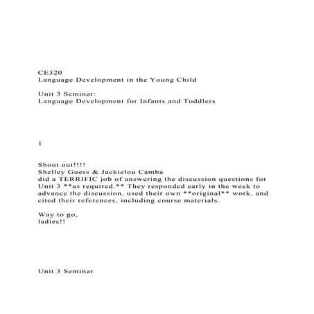 CE320Language Development in the Young ChildUnit 3 S.docx